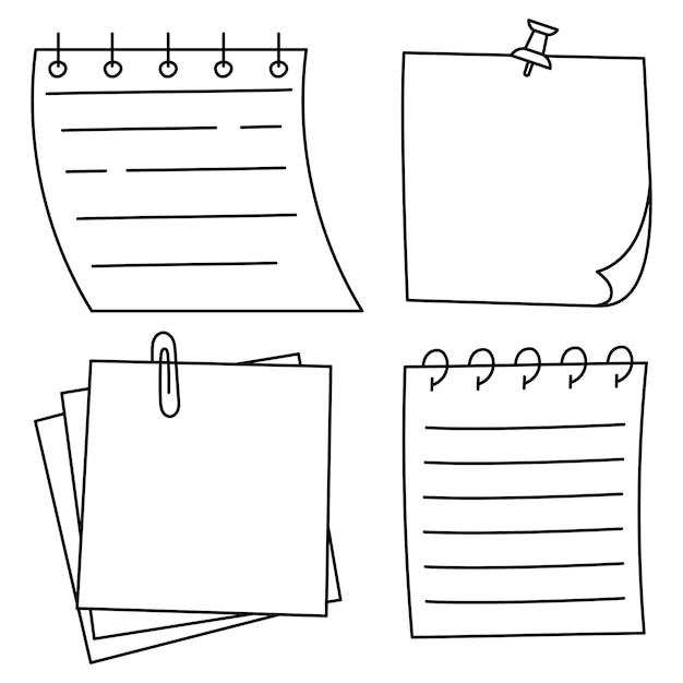 Hand Drawn Note Paper