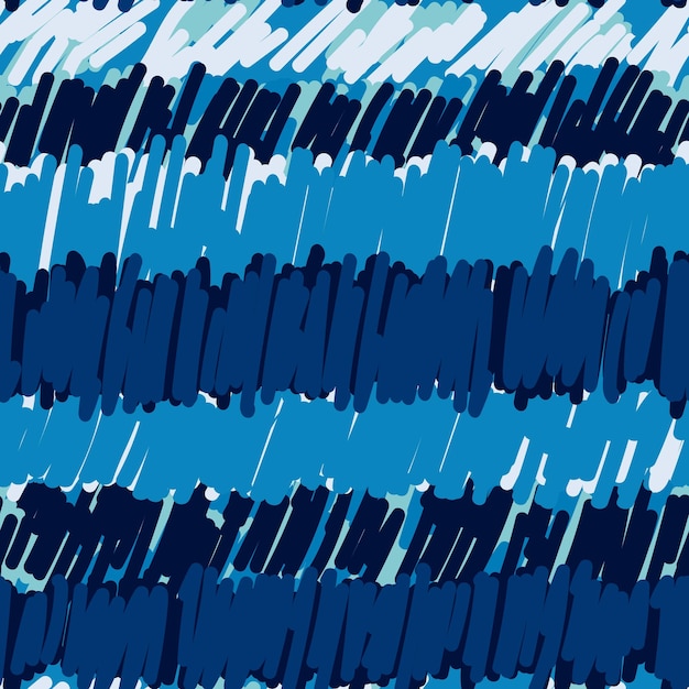 hand drawn wave seamless pattern wavy brush stroke endless wallpaper