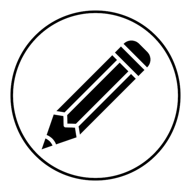 Hand Pencil vector icon Can be used for Back to School iconset