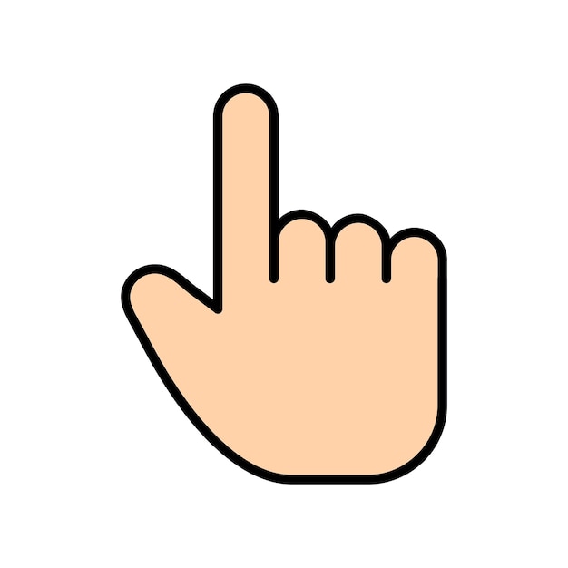 Hand pointer icon