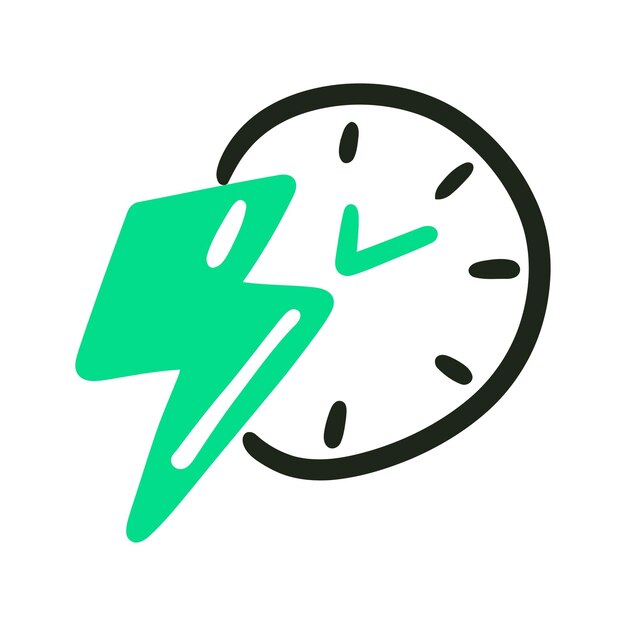 handdrawn online shopping ecommerce limited flash sale illustration icon