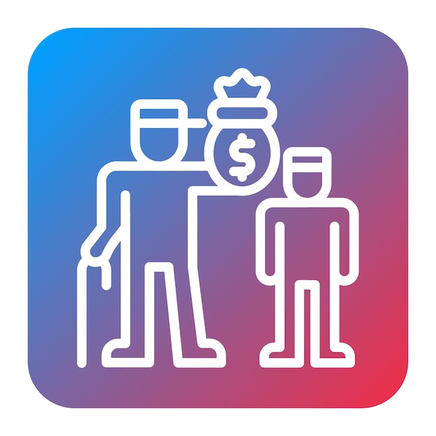 Handing Over icon vector image Can be used for Inheritance