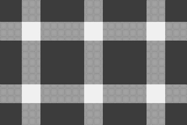 handkerchief textile fabric seamless performance plaid vector background overlayed tartan check texture pattern in grey and white colors