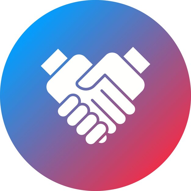 Handshake icon vector image Can be used for Logistics