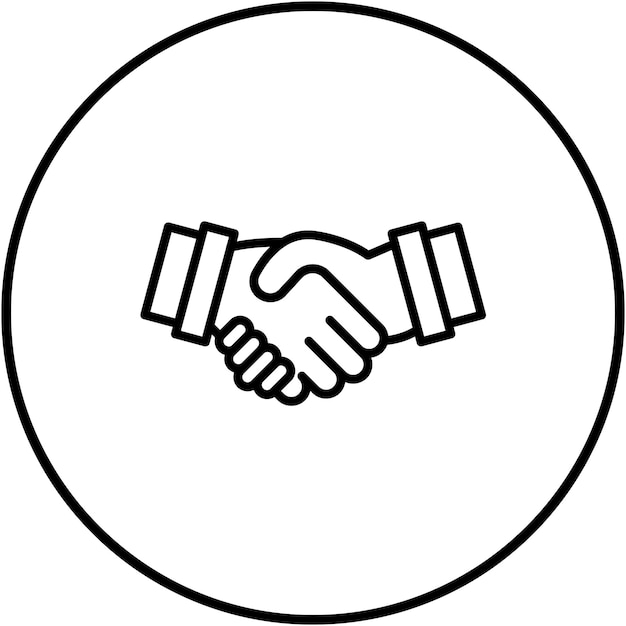handshake vector icon can be used for auto racing iconset