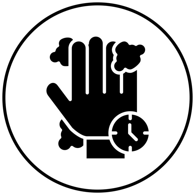 Handwashing Timer vector icon Can be used for Infectious Diseases iconset