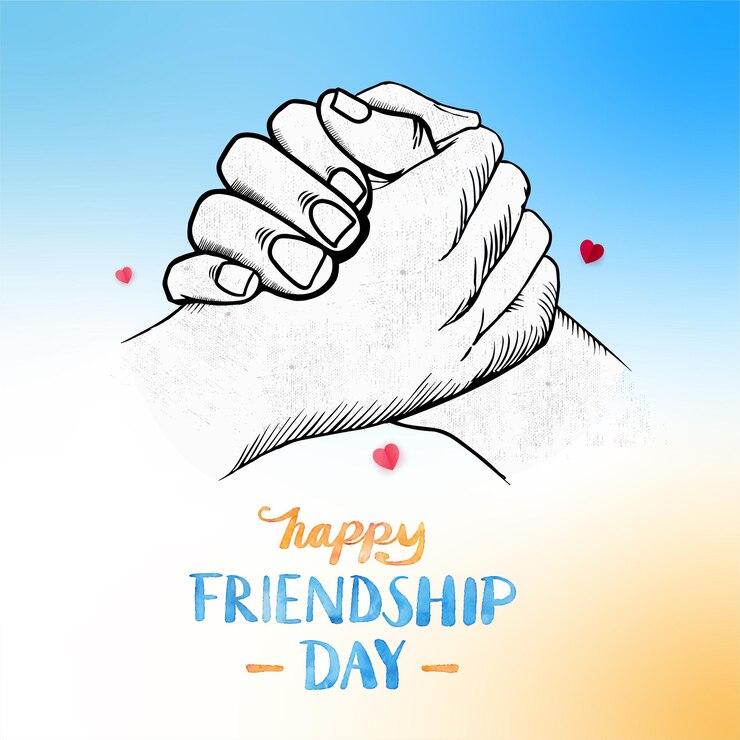Vektör happy friendship day poster design happy friendship day