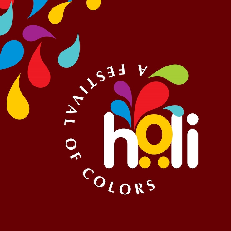 Vektör happy holi festival