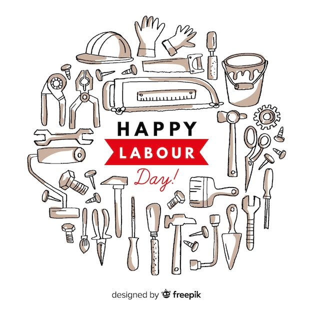 Happy labour day background