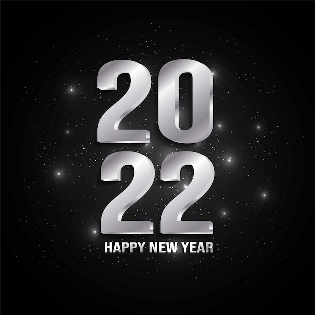 happy new year 2022 3d style background