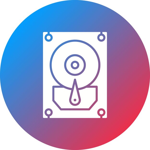 Hard Disk icon vector image Can be used for Web Hosting