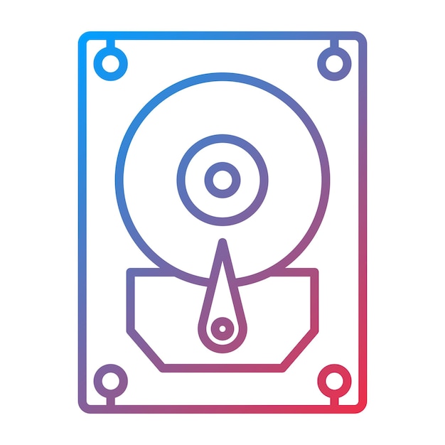 Hard Disk icon vector image Can be used for Web Hosting