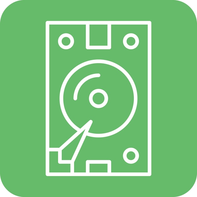 Hard Disk vector icon Can be used for Web Hosting iconset