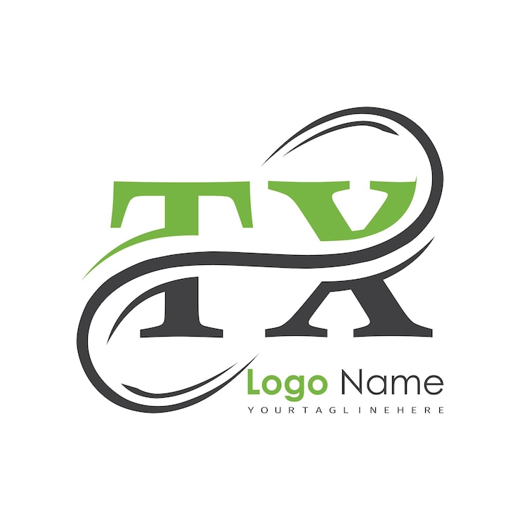 Vektör harf stili tasarımına sahip baş harfli monogram logo