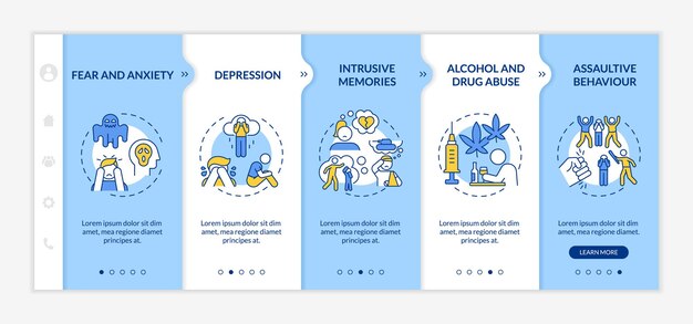 Harmful consequences of hate speech onboarding vector template