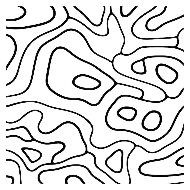 Harmonious Chaos Abstract Silhouette Design