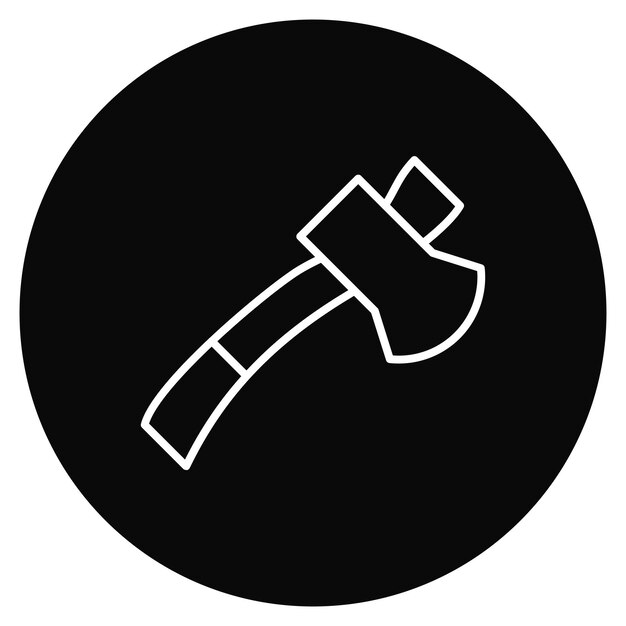 hatchet icon vector image can be used for construction tools