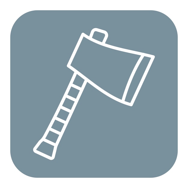 hatchet vector icon can be used for home improvements iconset