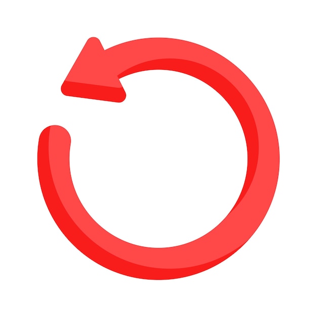 have a look at this carefully crafted icon of refresh in trendy style