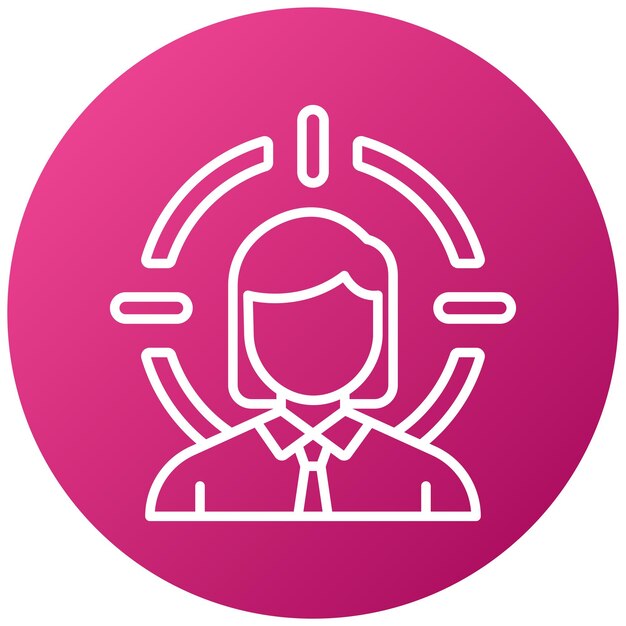 Head Hunter Female Icon Style
