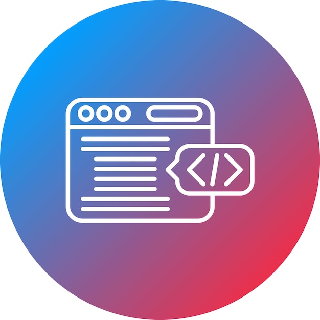 Header Code icon vector image Can be used for Internet Marketing