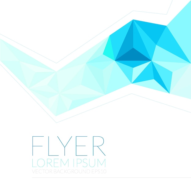 header flyer business brochure vector graphic with space for text and message design