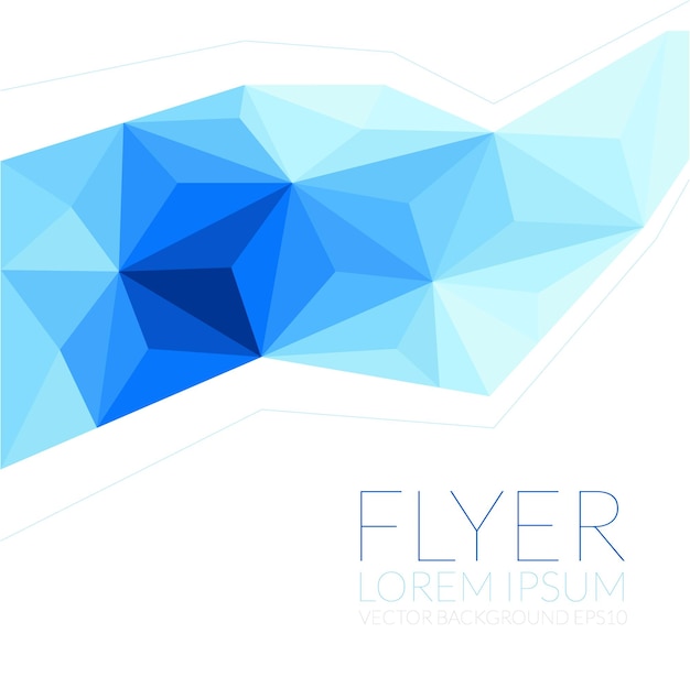 header flyer business brochure vector graphic with space for text and message design