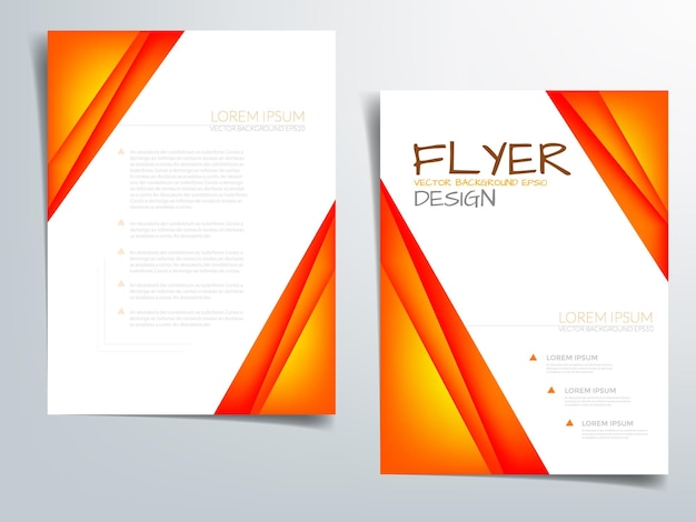 Header-flyer, visitkort, brochurer, vektorgrafik med plads til tekst og meddelelsesdesign