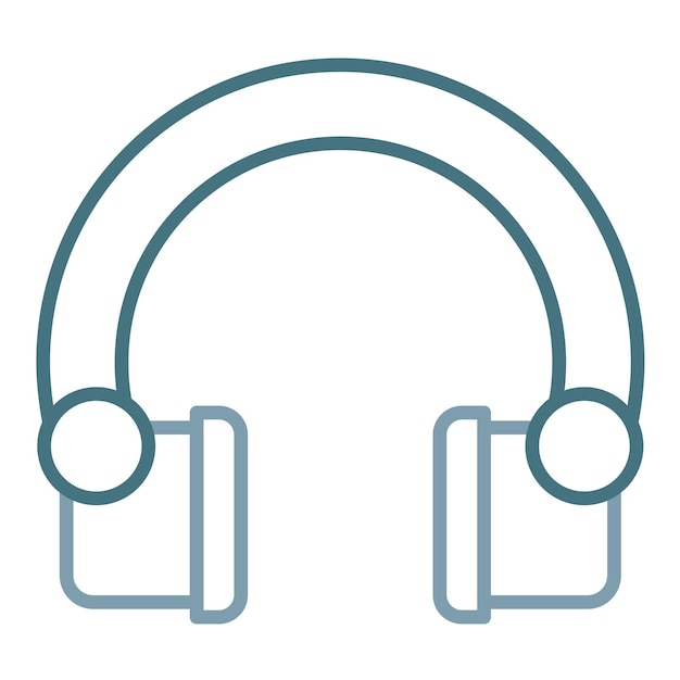 Headphone Flat Illustration