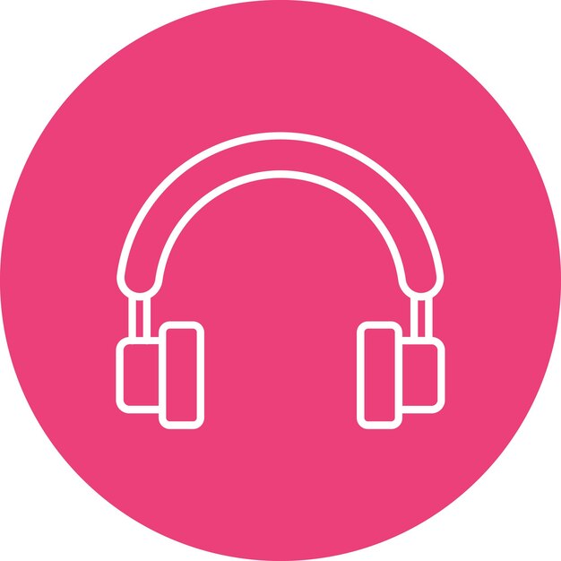 headphone icon vector image can be used for computer and hardware