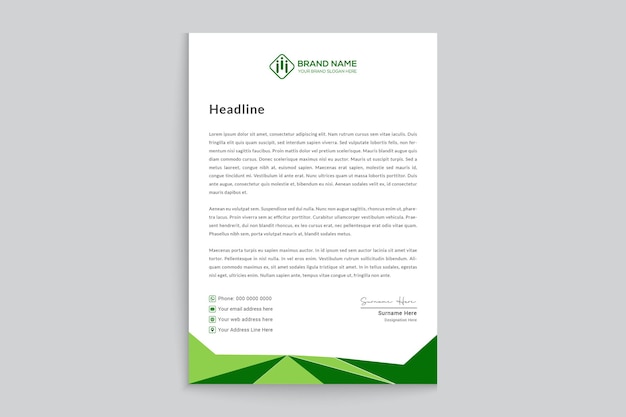 Healthcare and medical letterhead design