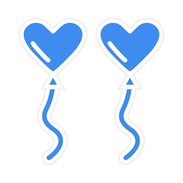 Heart Balloon icon vector image Can be used for Dating App