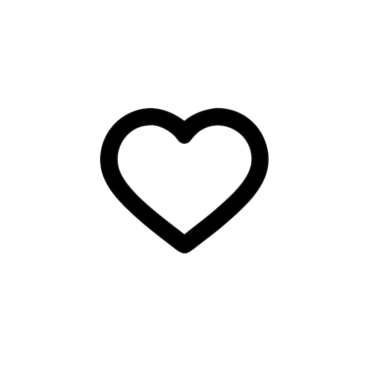 Vektör heart icon illustration