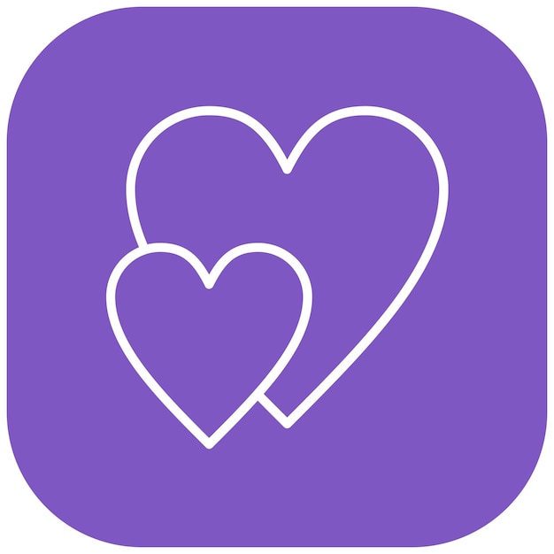Heart vector icon Can be used for Friendship iconset
