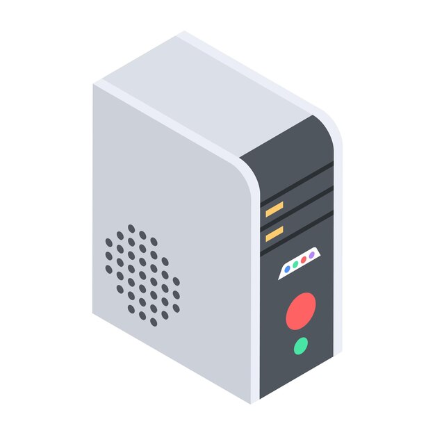 Heres an isometric icon of portable speaker