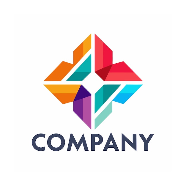 Herhangi Bir Marka Şirketi için Yaratıcı ve Zarif Soyut Minimalist Logo Design Vektörü