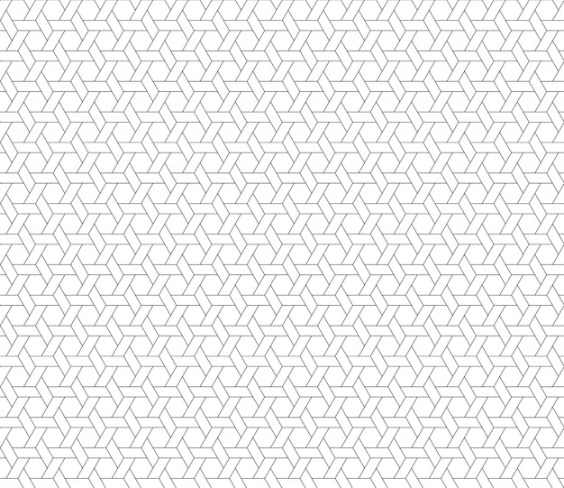 Hexagon star seamless pattern background