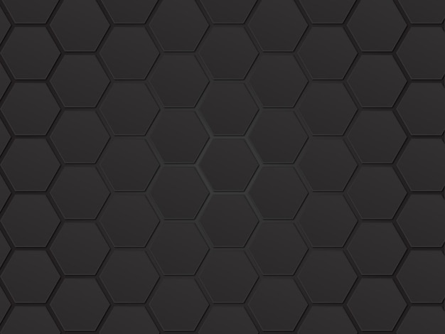 Hexagonal abstract background with gradient color