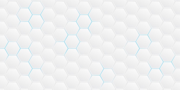 Hexagonal abstract metal background with light hexagonal gaming vector abstract tech background