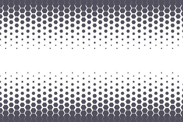 hexagonal pattern geometric hexagon halftone abstract background vector illustration