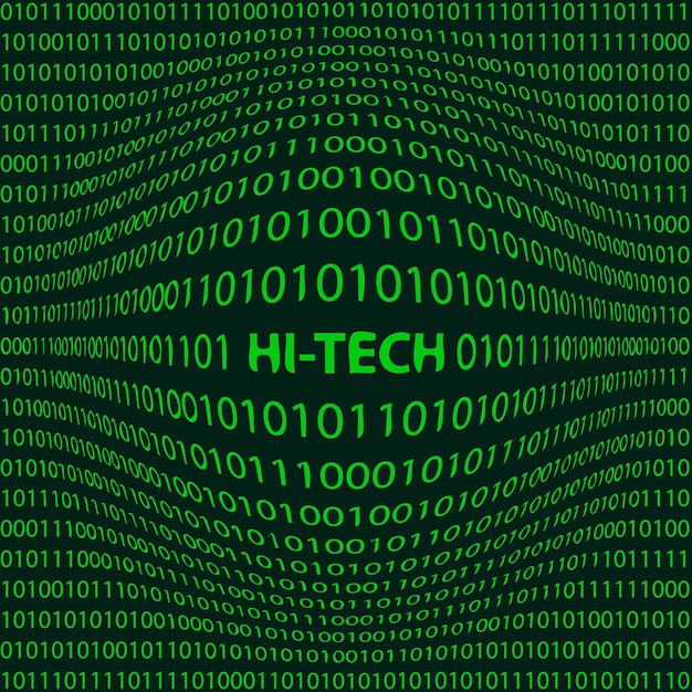 Hi tech matrix style