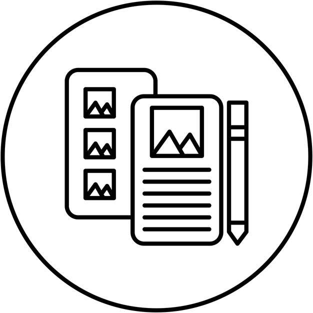 High Fidelity Wireframe ikon vektor-billede. Kan bruges til UX og UI.