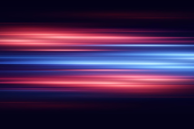 High speed light lines Dynamic speed effect