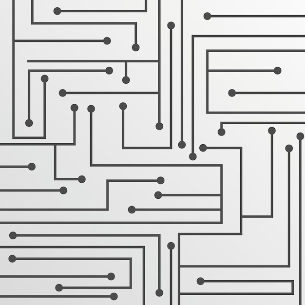 Hightech technology background texture Circuit board vector illustration