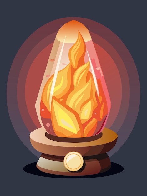 himalayan salt lamp vector graphics illustration EPS source file format lossless scaling icon design