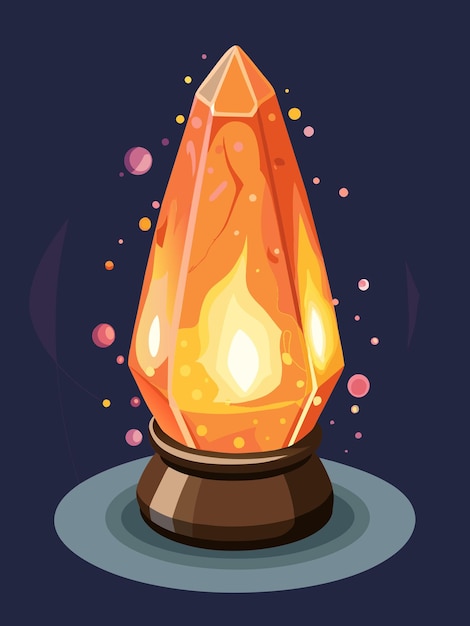 Himalayasaltlampe vektorgrafik illustration EPS kildefilformat tabsfri skalering ikondesign