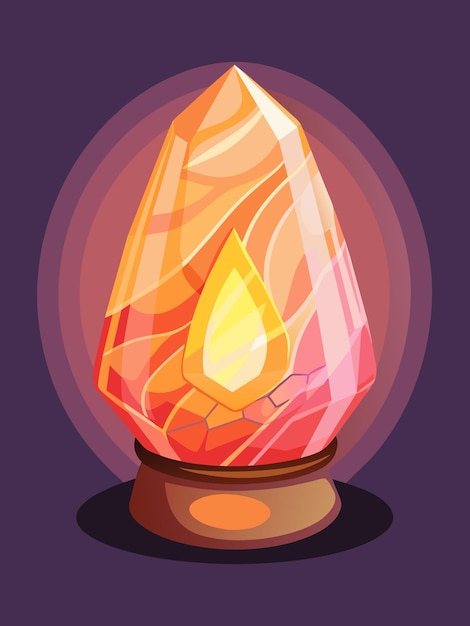 Himalayasaltlampe vektorgrafik illustration EPS kildefilformat tabsfri skalering ikondesign