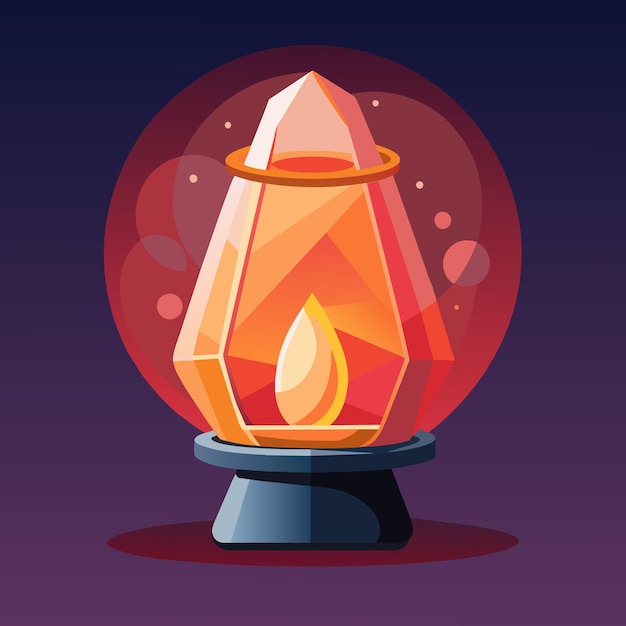 Himalayasaltlampe vektorgrafik illustration EPS kildefilformat tabsfri skalering ikondesign