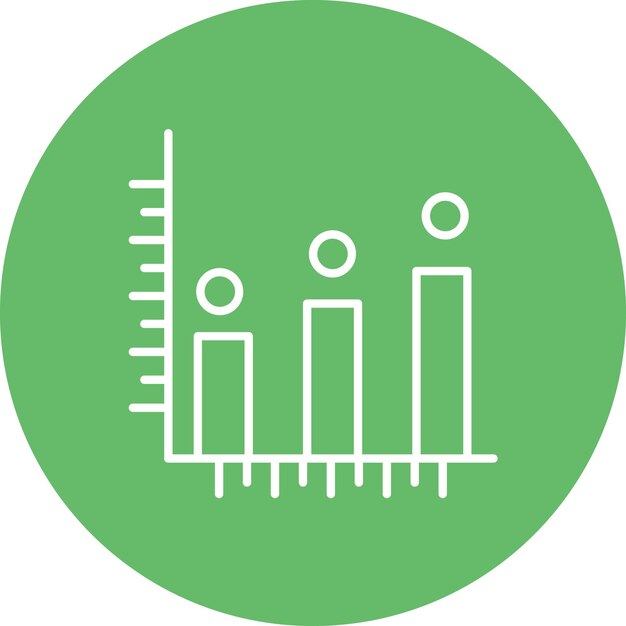 Histogram icon vector image Can be used for Infographic