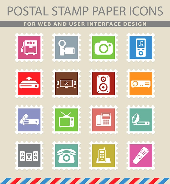 home applicances  simply symbols for web and user interface